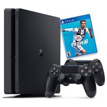 کنسول بازی سونی مدل Playstation 4 Slim کد CUH-2216A Region 2 - ظرفیت 500 گیگابایت به همراه دسته اضافه و بازی FIFA 2019